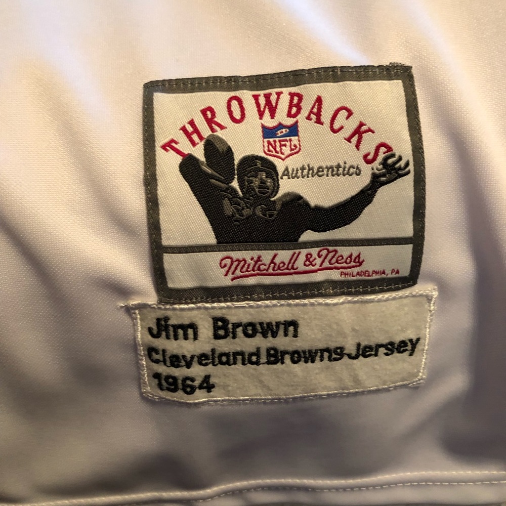 Cleveland Browns “Jim Brown”  Mitchell&Ness Jersey